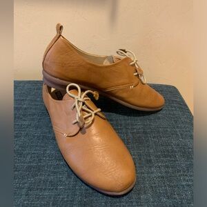 Pikolinos Calabria Brandy Tan Lace-Up Leather Shoes Size 40/9.5 ON SALE!
